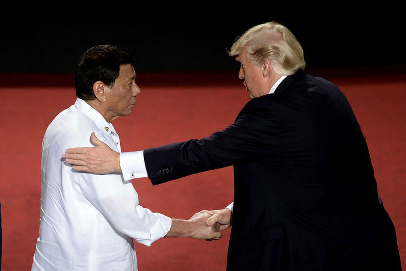 Rodrigo Duterte og Donald Trump.