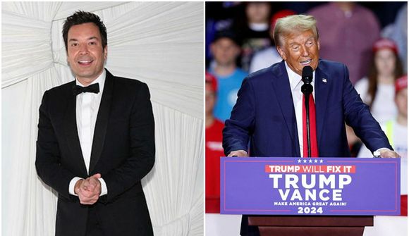 Fallon gerði grín að Trump