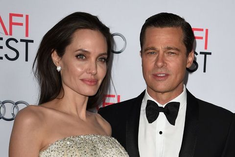 Angelina Jolie og Brad Pitt giftu sig árið 2014.