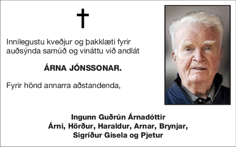 Árna Jónssonar.
