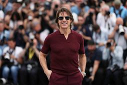 Tom Cruise á Cannes í dag.