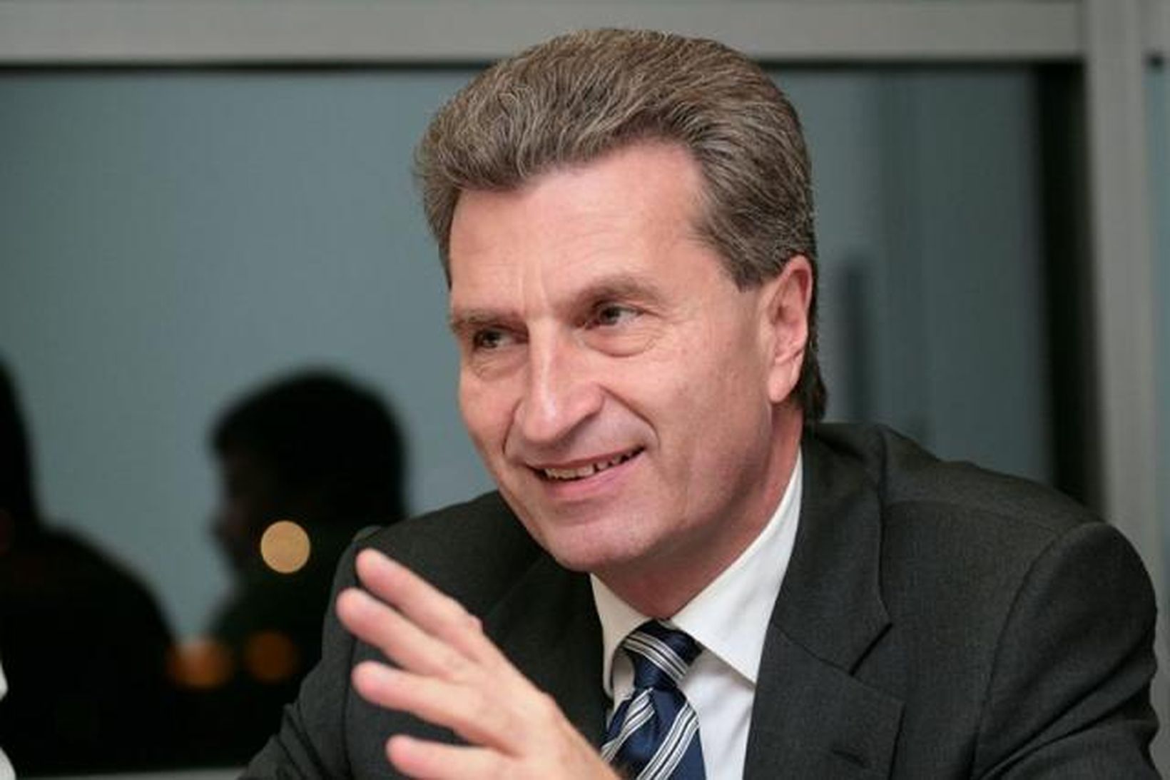 Günther Oettinger, orkumálastjóri Evrópusambandsins.