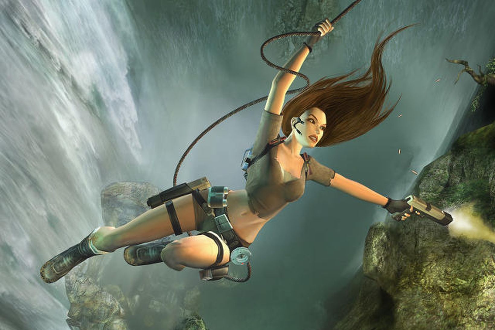 Kvenhetjan Lara Croft í Tomb Raider er mjög vinsæl.