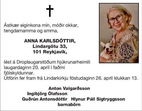 Anna Karlsdóttir,