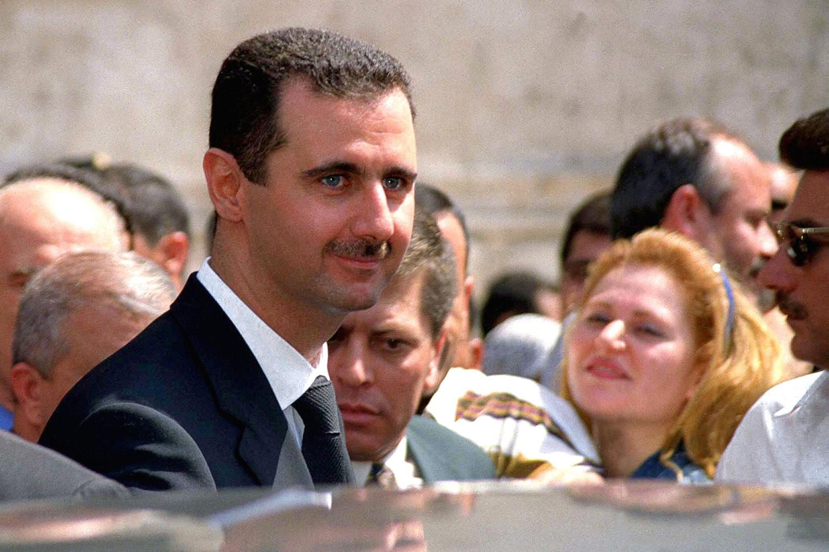 Bashar al-Assad hefur setið á forsetastól frá árinu 2000.