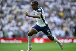 Mathys Tel í leik með Tottenham.