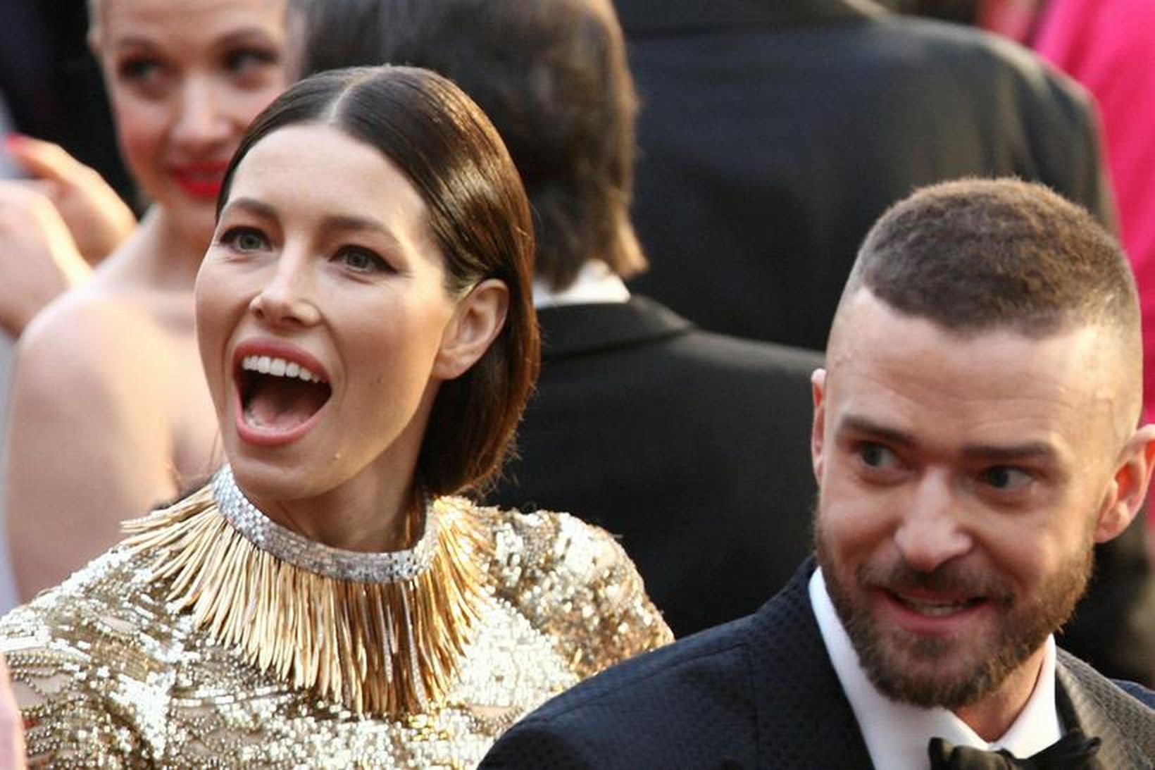 Jessica Biel og Justin Timberlake hafa gaman saman.