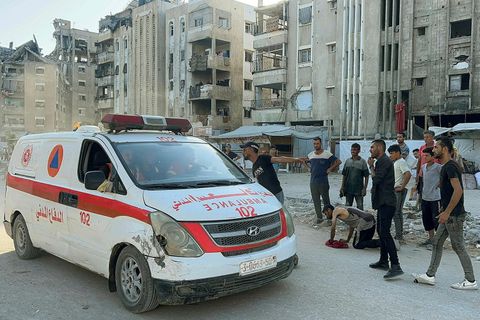 Fjöldi Palestínumanna hefur látist á meðan þeir leita sér hjálpar.