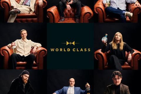 Þessi keppa til undanúrslitakeppninni í dag í World Class barþjónakeppni sem haldin er í Iðnó. …