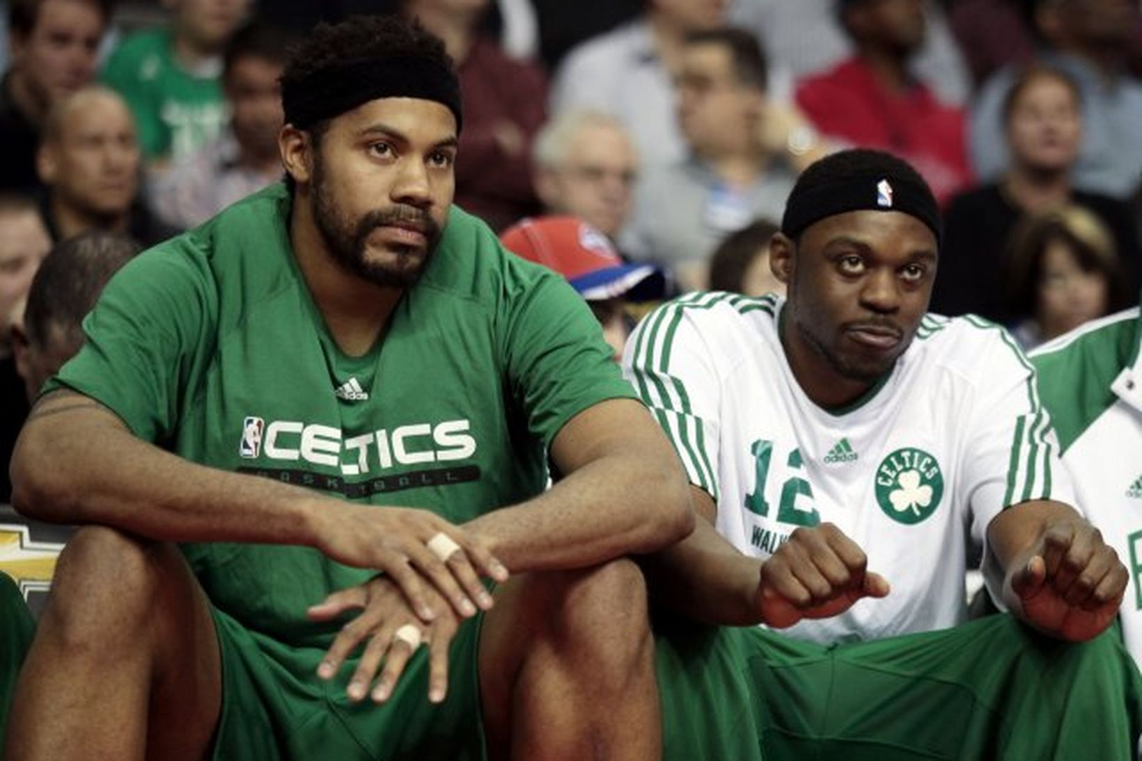 Rasheed Wallace og Bill Walker voru ekki í góðu skapi …