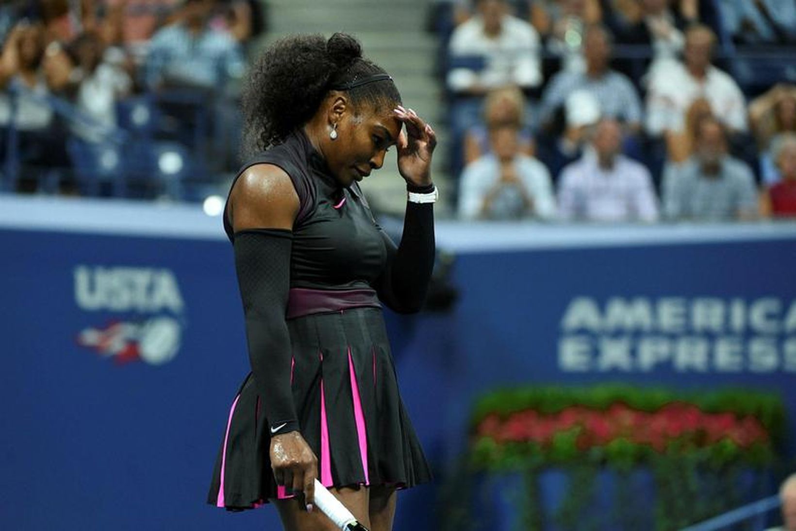Hin ólétta Serena Williams er ein fremsta tenniskona samtímans.