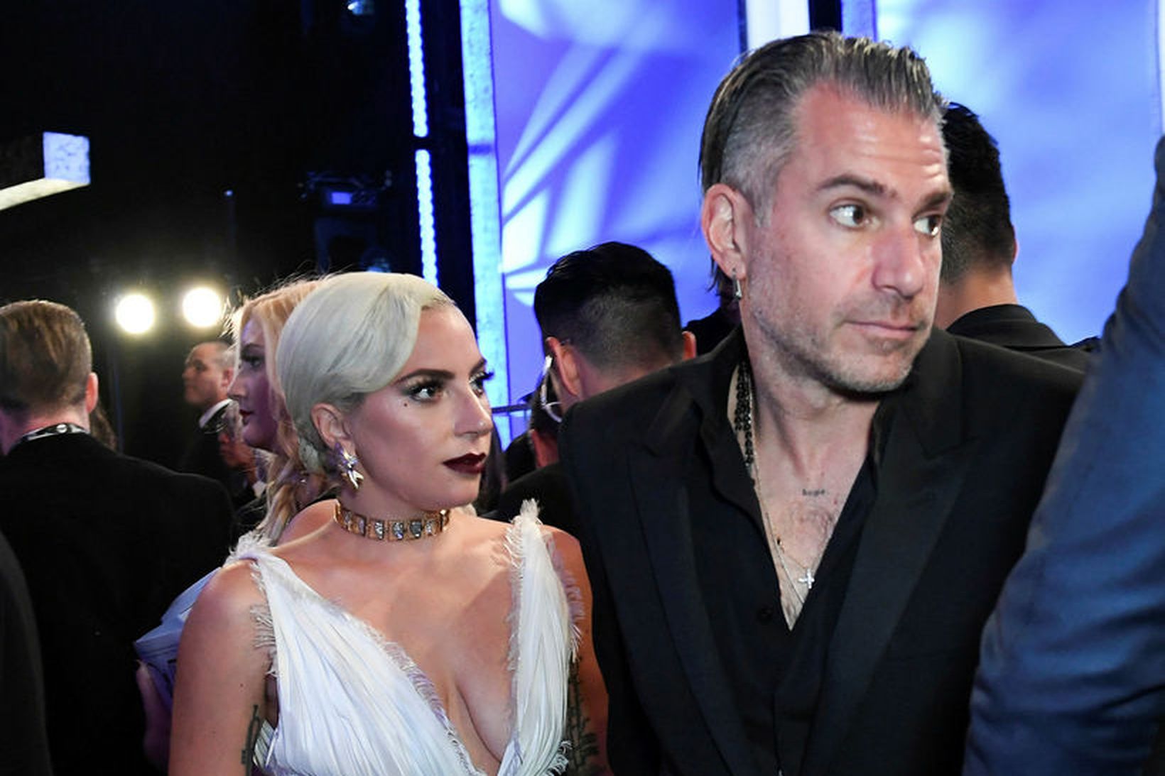 Lady Gaga og Christian Carino á Screen Actors Guild Awards …