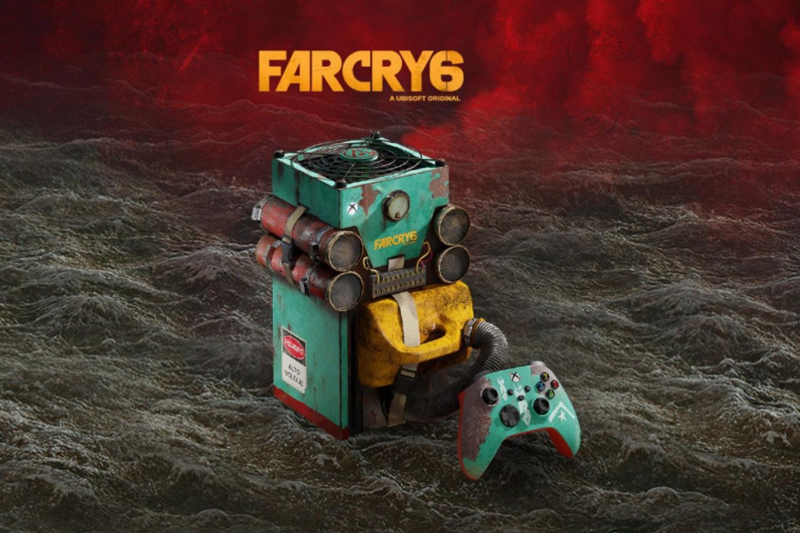 Sérsniðin Far Cry 6 Xbox leikjatölva.