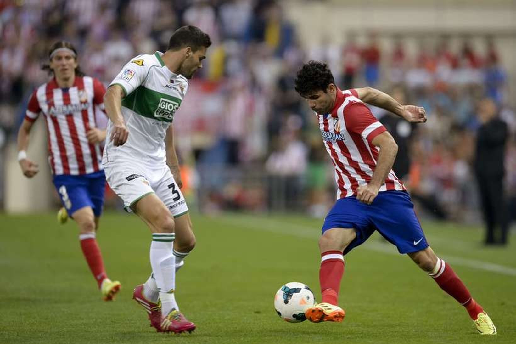 Diego da Silva Costa innsiglaði sigur Atlético Madrid í kvöld.