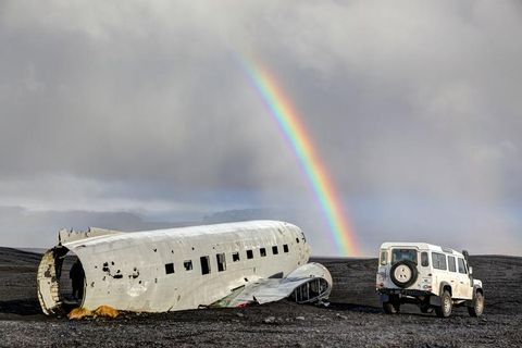 The American plane wreck in Sólheimasandur, South Iceland.
