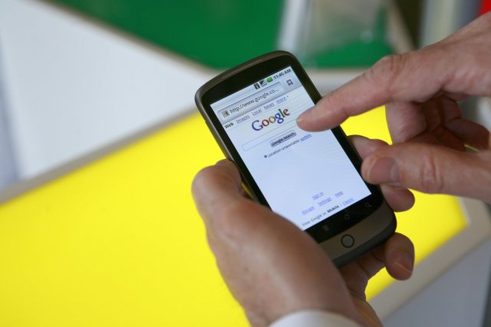 Nexus One snjallsíminn frá Google.