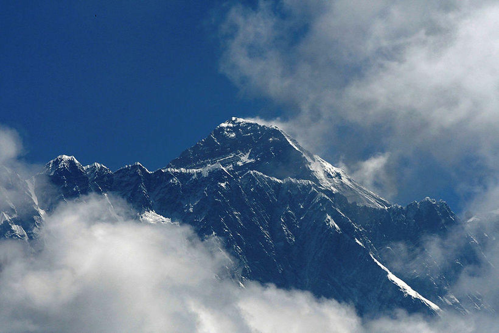 Mount Everest, hæsti tindur veraldar.