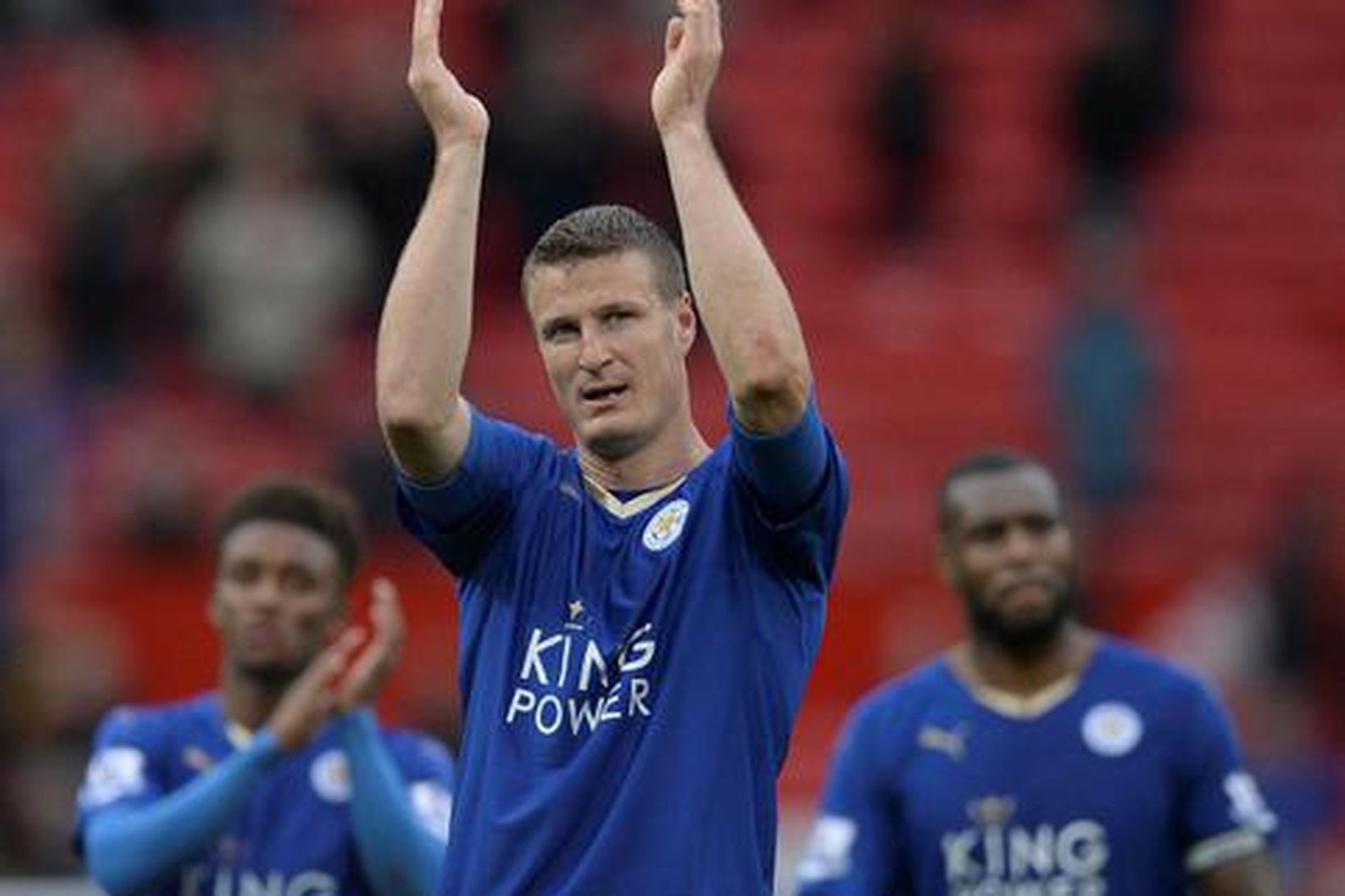 Robert Huth varð Englandsmeistari með Leicester.