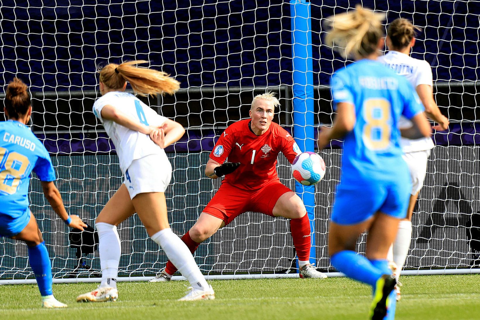 Sandra Sigurðardóttir átti stórleik í dag.