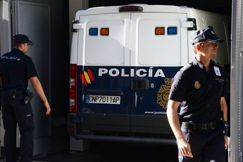 Spænska lögreglan á mynd sem ekki tengist flóttamannamálinu á Gran Canaria.