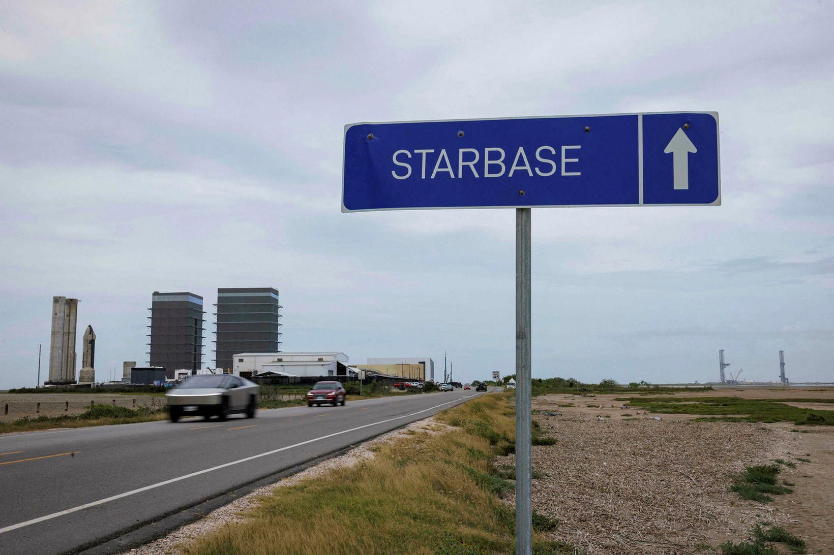 Atvikið átti sér stað í Starbase, höfuðstöðvum SpaceX í Texas …