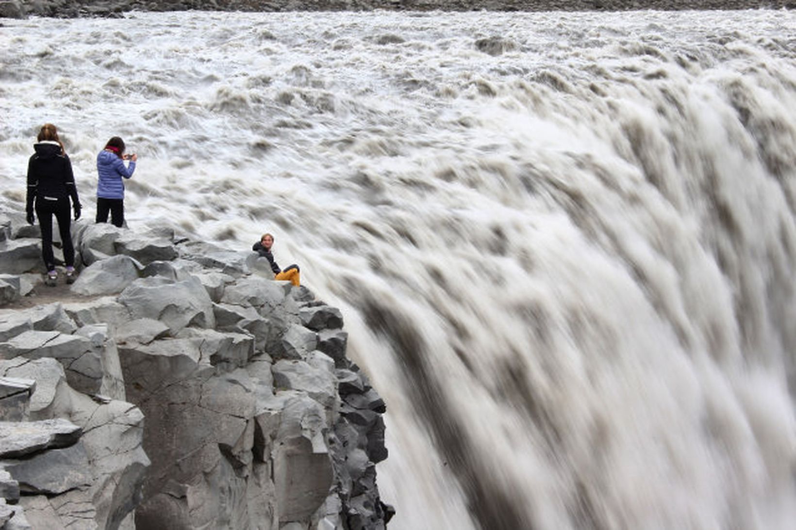 Dettifoss í gær