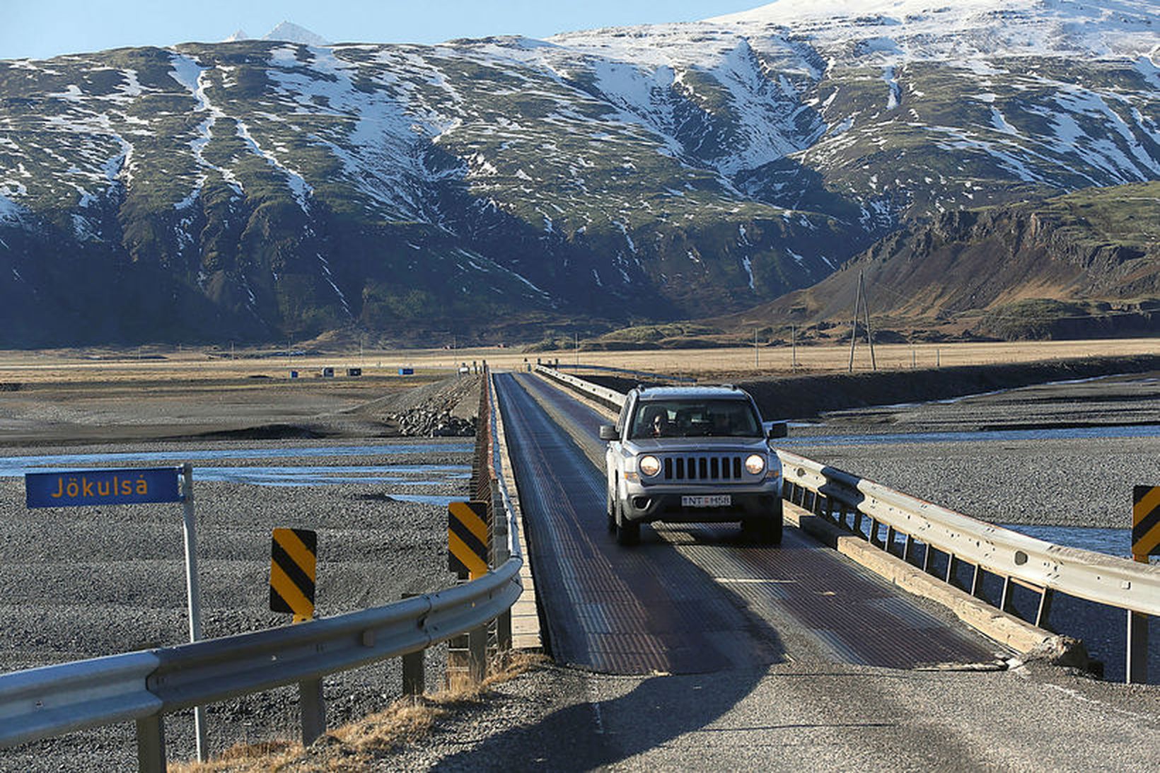 Á meðal markmiða í vegamálum er að fækka einbreiðum brúm …