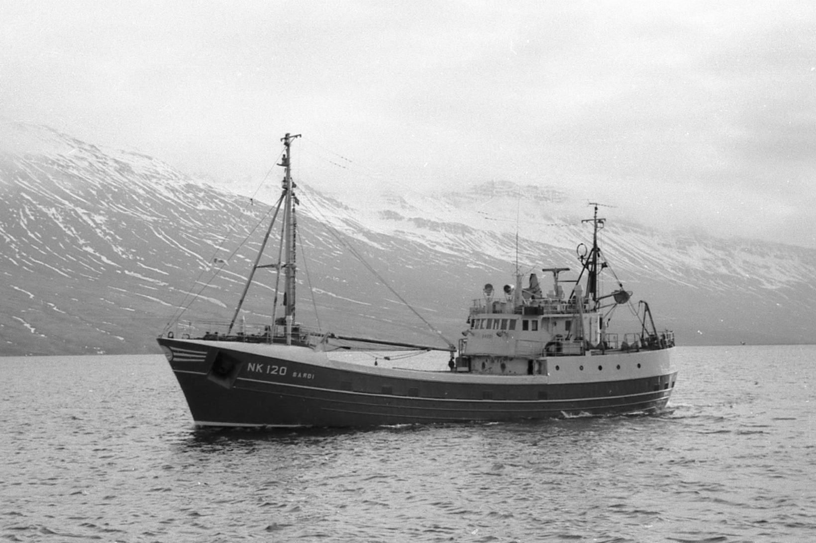 Fyrsti Barði var smíðaður í Austur-Þýskalandi árið 1964.