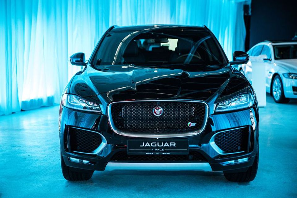 Jaguar F-Pace á sýningu BL í Listasafni Reykajvíkur.
