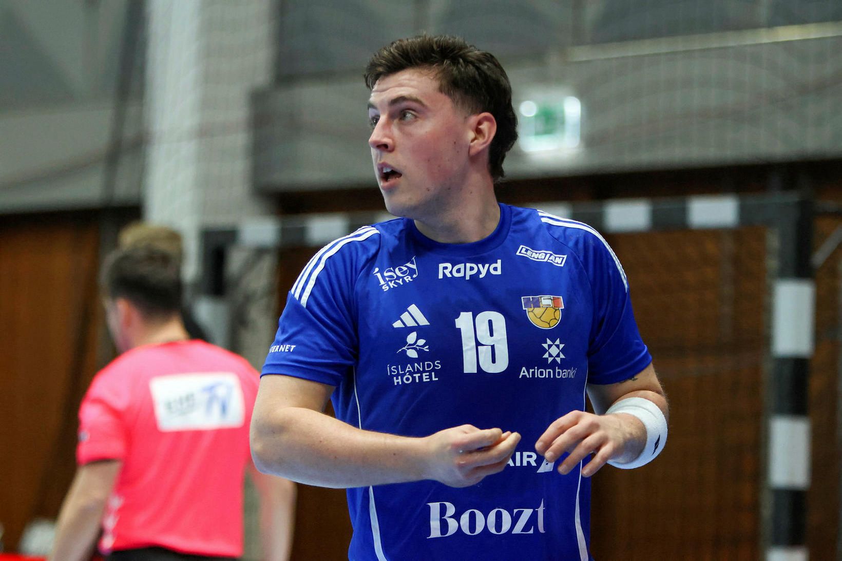 Orri Freyr Þorkelsson skoraði níu mörk fyrir Sporting í dag.