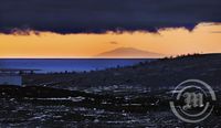 Snæfellsjökull að kvöldi til 