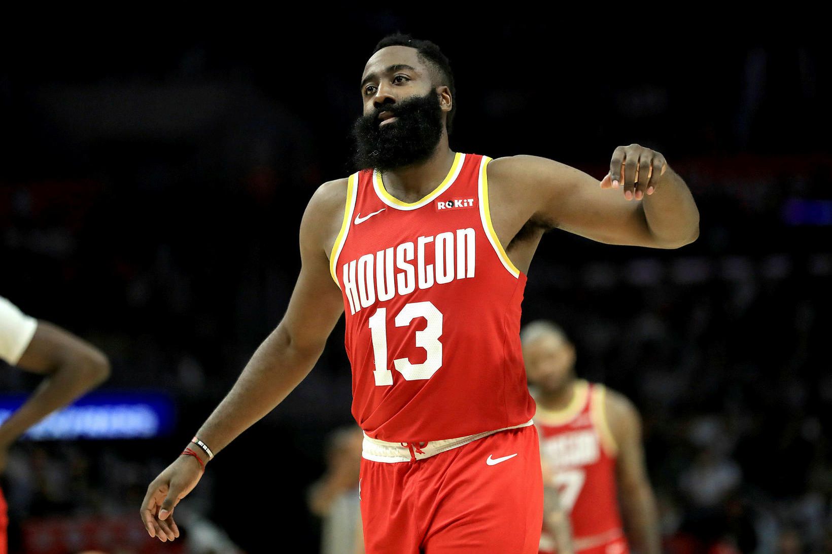 James Harden átti stórleik í nótt.