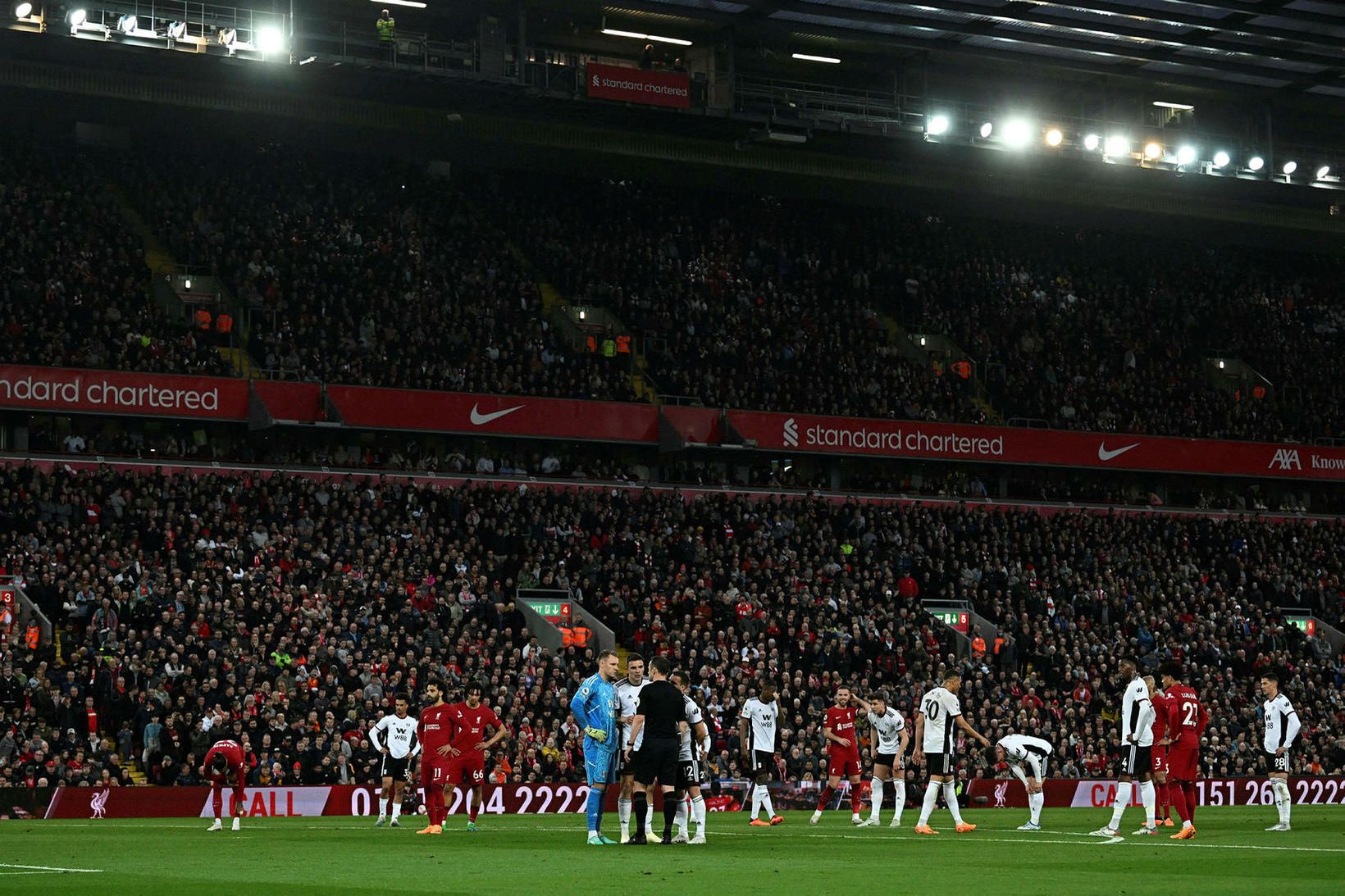 Miklar framkvæmdir eru í gangi á Anfield.