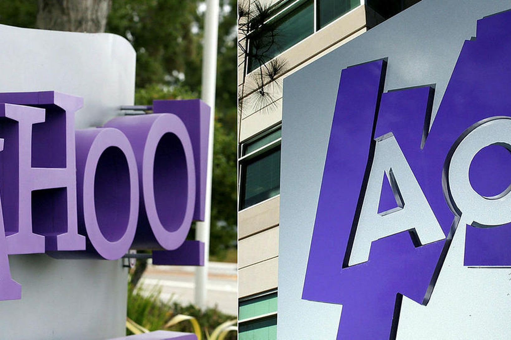 Netfyrirtækin Yahoo og AOL hafa mátt muna sinn fífil fegri.