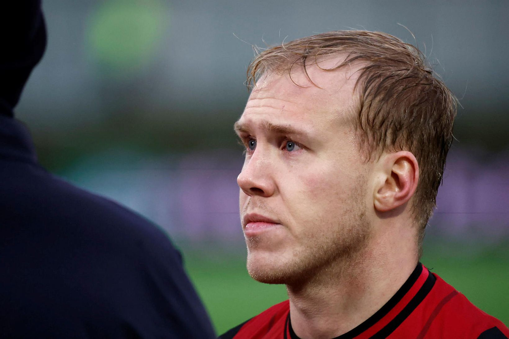 Viktor Örlygur Andrason skoraði sigurmark Víkinga.
