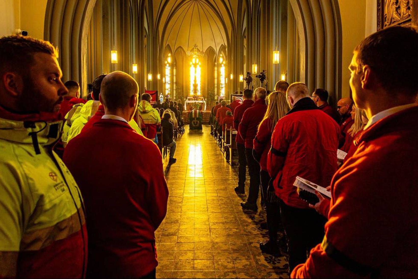 Útförin fór fram í Kristskirkju í gær.