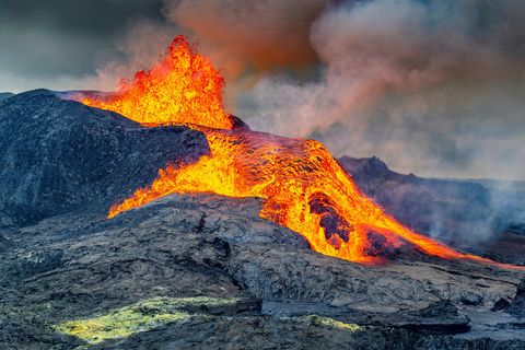 The Fagradalsfjall eruption.