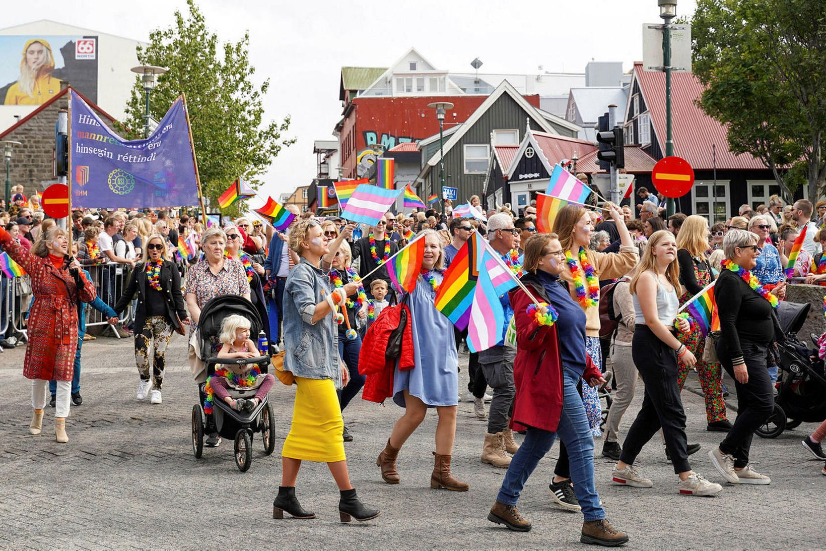 Gleðiganga Hinsegin daga fer fram á morgun og má því …