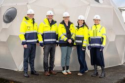 Stjórn Carbfix ásamt framkvæmdastýru. Martin Neubert, Snorri Þorkelsson, Edda Sif Pind Aradóttir, Nana Bule, Dr. …