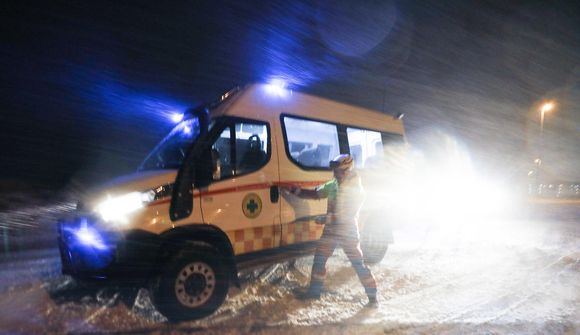 Rauðar viðvaranir eru í gildi