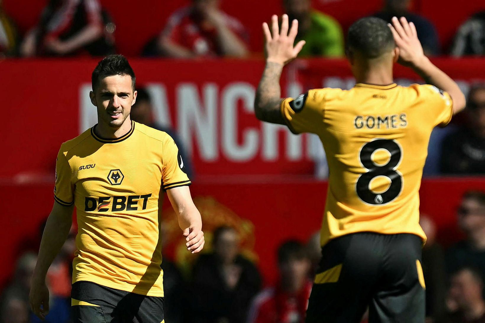 Pablo Sarabia fagnar sigurmarkinu.