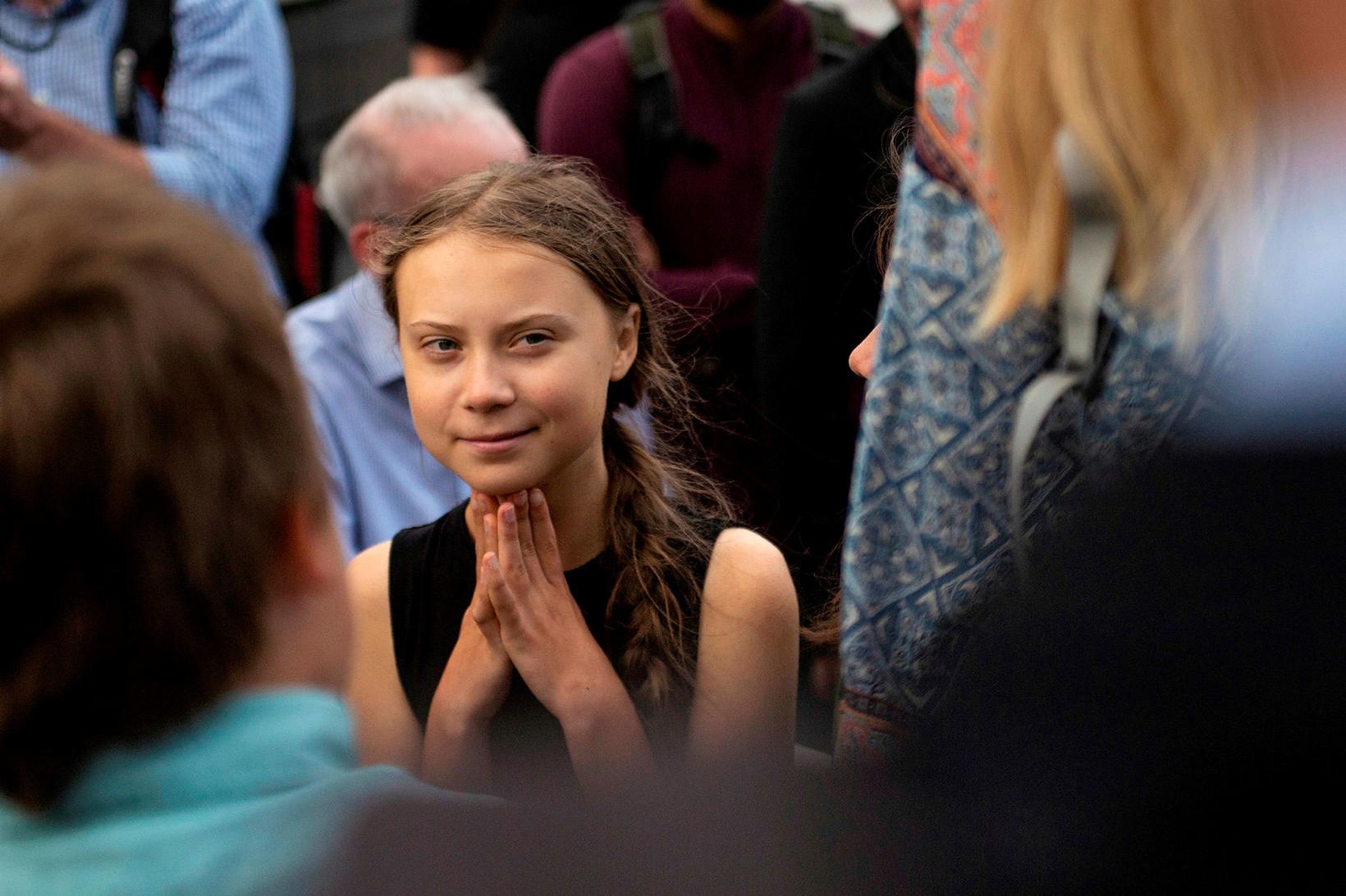Greta Thunberg er 16 ára sænskur aðgerðasinni.
