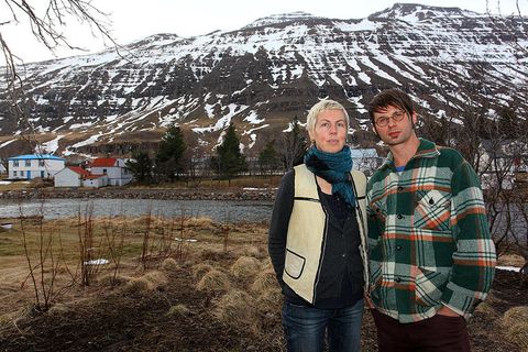 Konrad Koarbiewski and Anna Friz live in Seyðisfjörður and used the sounds of a snowstorm to make an experimental musical work.