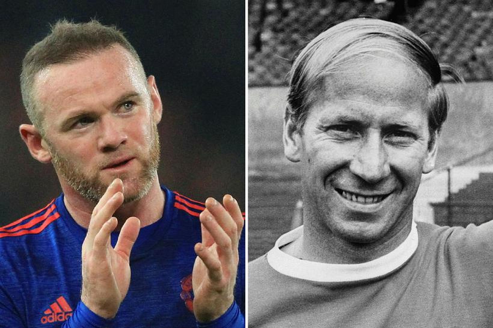 Wayne Rooney og Bobby Charlton hafa báðir raðað inn mörkum …