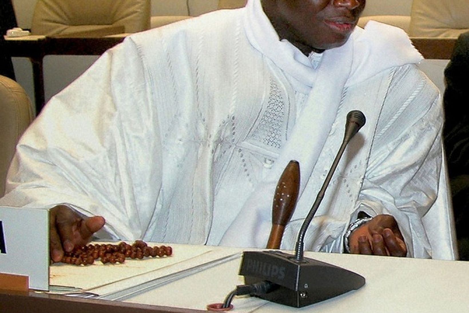 Yahya Jammeh, einræðisherra Gambíu.