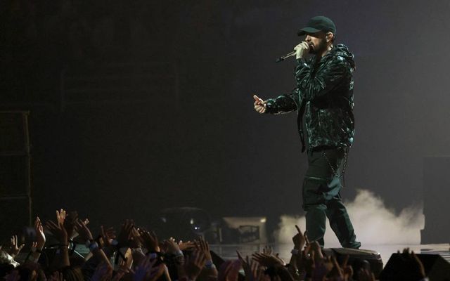 Hinn goðsagnakenndi rappari Eminem.