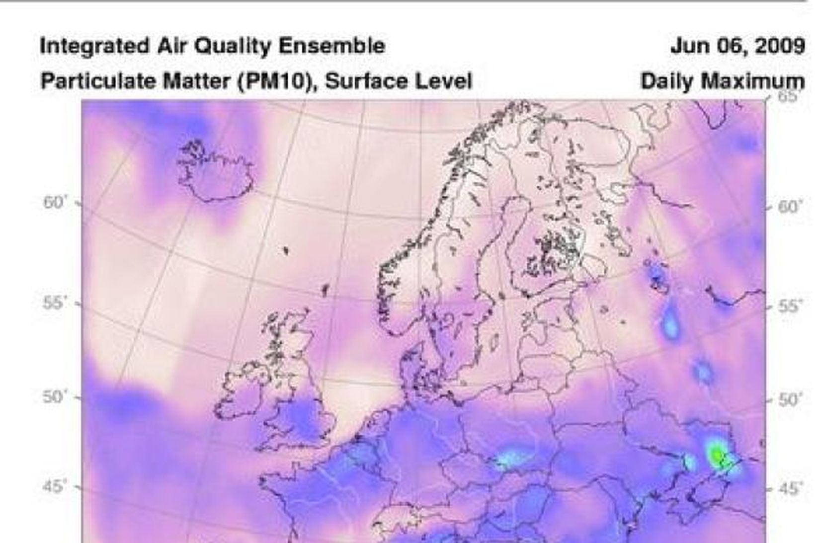 Svifryksmengun verður útbreidd á landinu á morgun.