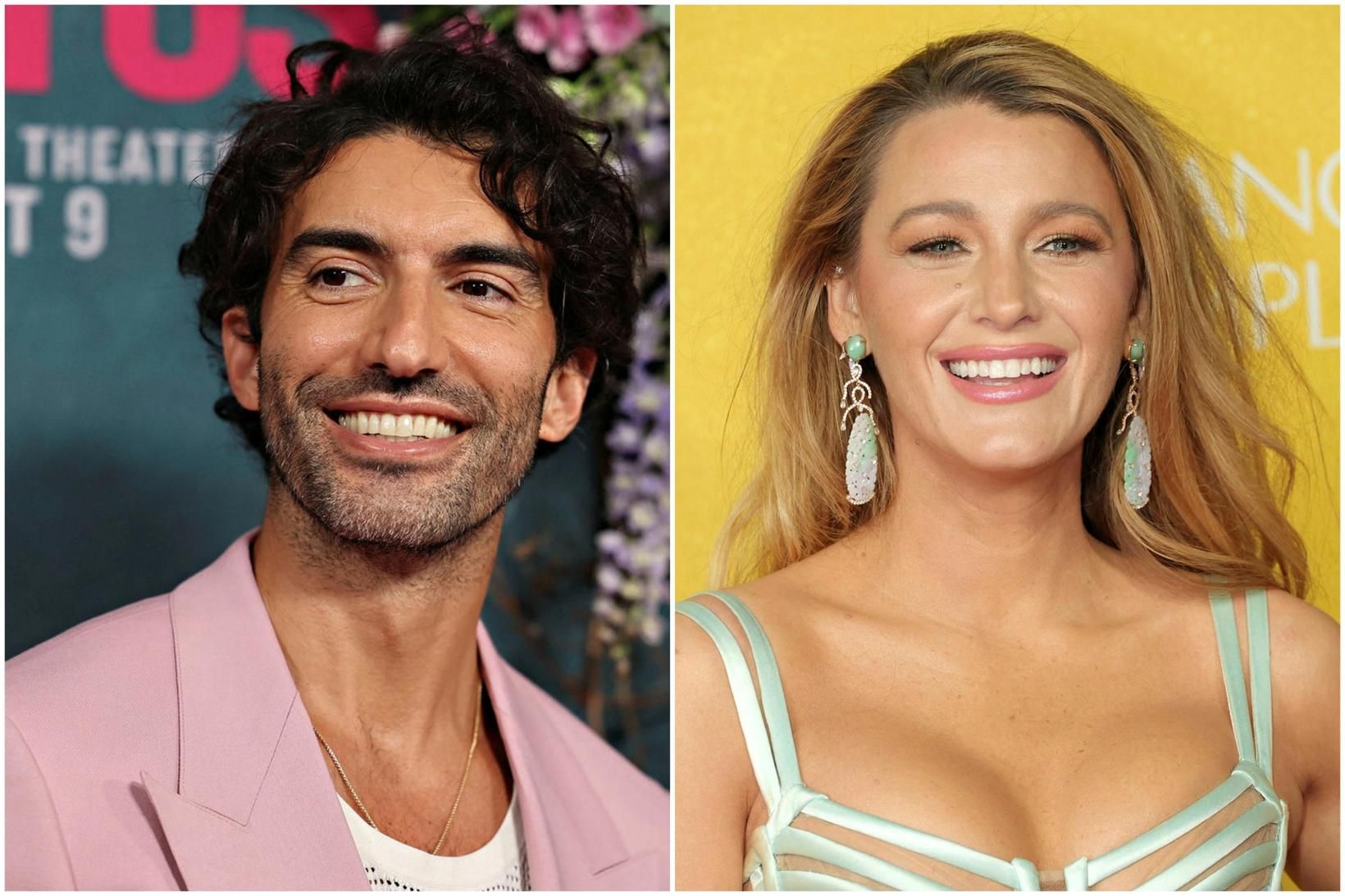 Leikararnir Justin Baldoni og Blake Lively.