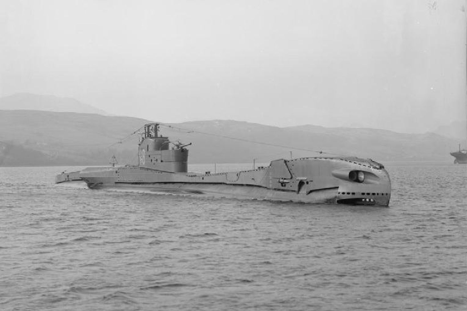 Kafbátur sömu gerðar og HMS P 311.