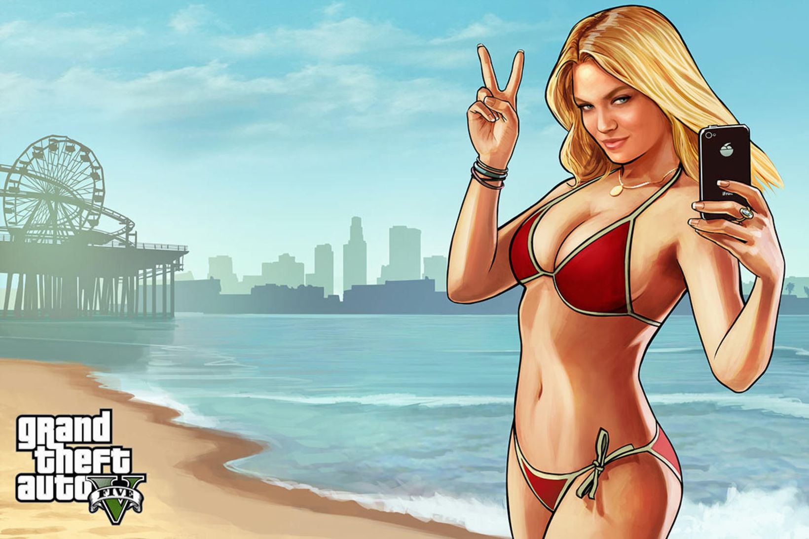 Tölvuleikurinn Grand Theft Auto: V er einn af mest seldu …